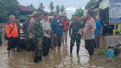 Kodim 1405 Gerak Cepat Tanggulangi Banjir di Bungi Barru