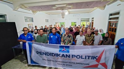 Partai Demokrat Parepare Gelar Pendidikan Politik, Wujudkan Masyarakat Cerdas dan Berintegritas