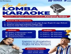 Lomba Karaoke dan Mewarnai, Bumbu Baru di Kampung Enjoy Parepare