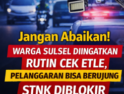 Tak disadari Pelanggaran Menumpuk, Polda Sulsel Imbau Warga Rutin Cek ETLE