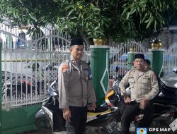 Pastikan Keamanan Shalat Tarawih, Polsek Minasatene Lakukan Pengecekan Personel