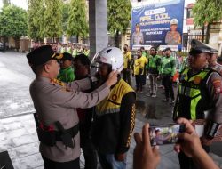 Ojol Jadi Mitra Polres Parepare dalam Meningkatkan Kesadaran Berlalu Lintas