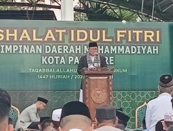 Idul Fitri 1447H di Parepare Spiritualitas, Evaluasi Kinerja Dan Seruan Persatuan