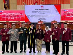 Mantan Danrem 142/Taroada Tarogau Sukses Raih Gelar Doktor Pertahanan