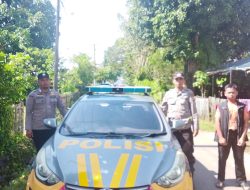 Personil  Polsek Minasatene  Kawal Hajatan Pernikahan Warga