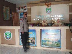 Aipda  Muhammading  Sambang Dan Koordinasi Dengan Perangkat DESA Kabba dan Petugas Bumdes