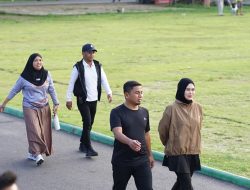 Walikota Tasming Hamid Joging Pagi di Lapangan Andi Makkasau, Berbaur dan Sapa Warga