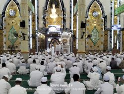 Safari Shalat Subuh Berjemaah Majelis Syuhada Parepare Semarakkan Masjid Raya Rappang Sidrap