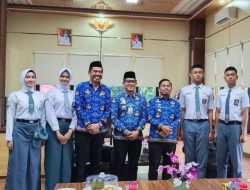 Tasming Hamid Terima Audiensi Paskibraka Parepare yang Wakili Sulsel di Tingkat Provinsi