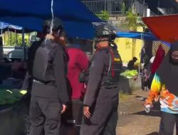 Brimob Yon B Pelopor Patroli Harkamtibmas di Parepare