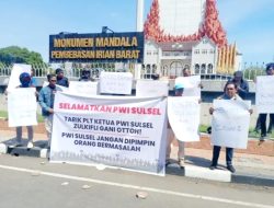PWI Sulsel Memanas: Dinasti Organisasi Digugat, Massa Ancam Aksi Lebih Besar