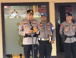 Danyon B Pelopor Hadiri Upacara Kenaikan Pangkat Gabungan Brimob dan Polres Parepare