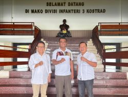 Kunjungan Perdana Ketua PWI Sulsel Disambut Hangat Divif 3 Kostrad, Siap Bangun Program Kolaboratif