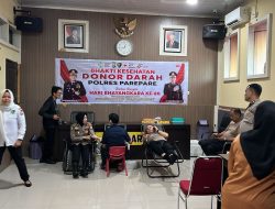 Kapolres Parepare, AKBP Indra Waspada Yuda Pimpin Donor Darah, Hasilkan 69 Kantong untuk Stok PMI