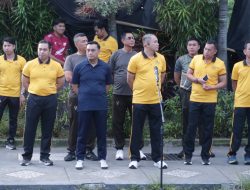 Wawali Hermanto Pasennangi Turun Langsung Jalan Sehat HUT Bhayangkara ke-80 di Parepare
