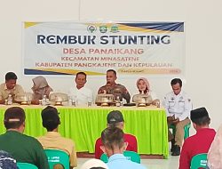 Kapolsek  Minasatene  Hadiri  Rembukk  Stunting  Desa  Panaikang , Bangun Sinergi Pencegahan  Stunting