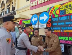 Wali Kota Parepare Sambut Kapolres Baru dan Saksikan Penyerahan Donasi Pelajar ke BAZNAS