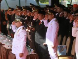 Wali Kota Tasming Hamid Pimpin Upacara HUT RI ke-81 di Lapangan Andi Makkasau