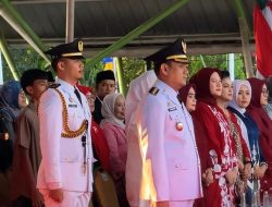 Wakil Wali Kota Hermanto Pasennangi Pimpin Upacara Penurunan Bendera HUT RI ke-81