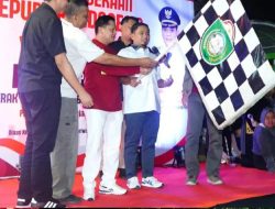 Tasming Lepas Lomba Gerak Jalan, Semarakkan Hut ke 81 RI