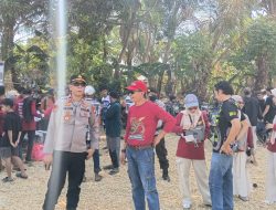 Kapolsek Minasate’ne pimpin langsung Pengamanan pembukaan Lomba Adu Ketangkasan Taksi Gabah di desa Panaikang