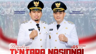 Pemkot Parepare Ucapkan Dirgahayu TNI ke-81, Doakan TNI Makin Profesional dan Dicintai Rakyat